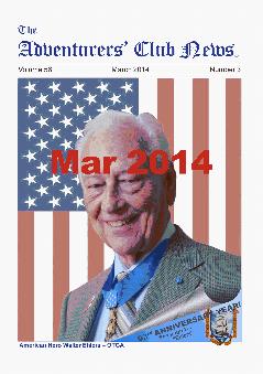 March 2014 Adventurers Club News Cover
